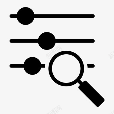 搜索优化均衡器搜索引擎优化图标