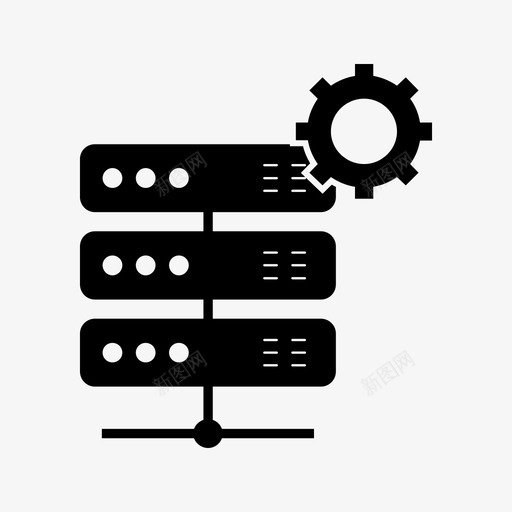 设置云重心svg_新图网 https://ixintu.com 设置 重心 数据 服务器 字形 图标