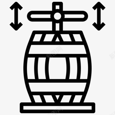 压力酿酒厂5线性图标