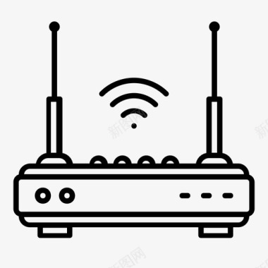 wifi路由器网络信号图标