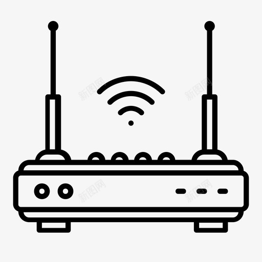 wifi路由器网络信号svg_新图网 https://ixintu.com wifi 路由器 网络 信号 无线 智能家居 线路