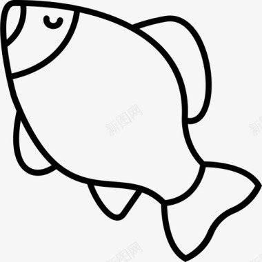鲫鱼鱼淡水图标