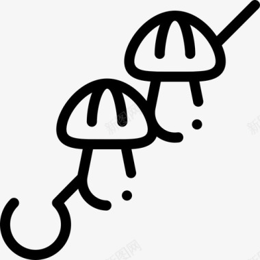 蘑菇烤肉54直系图标