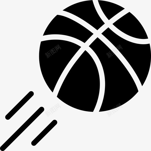 球篮球63填充svg_新图网 https://ixintu.com 篮球 填充