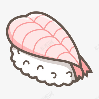 甜虾寿司图标
