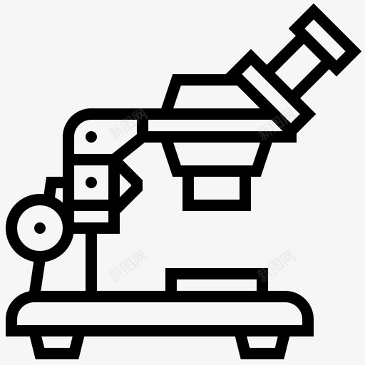 显微镜生物学仪器svg_新图网 https://ixintu.com 显微镜 生物学 仪器 微生物学 科学 生物化学