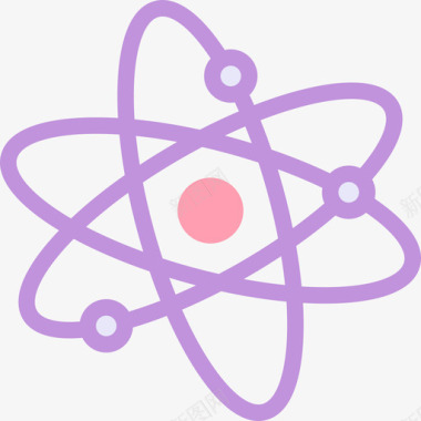 原子自然136线性颜色图标