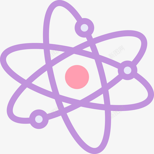 原子自然136线性颜色svg_新图网 https://ixintu.com 原子 自然 线性 颜色