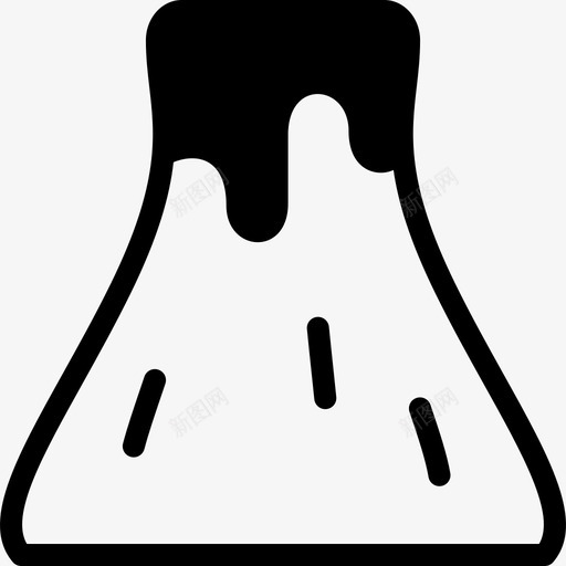 火山自然135线性svg_新图网 https://ixintu.com 火山 自然 线性