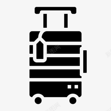 旅行行李旅行包装4填充图标