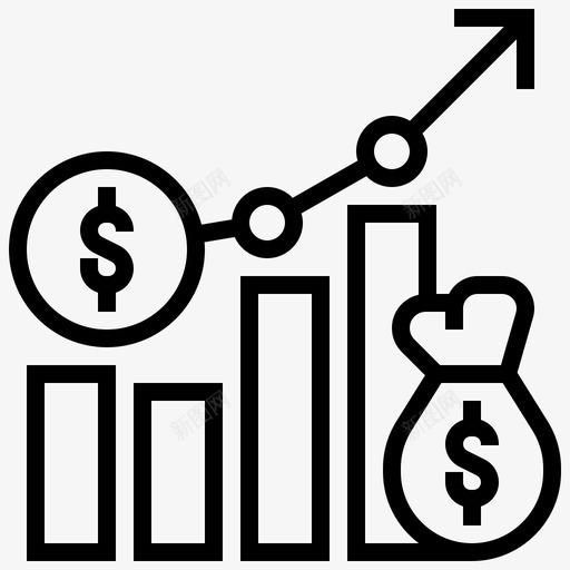 预算金融危机1线性svg_新图网 https://ixintu.com 预算 金融 危机 线性