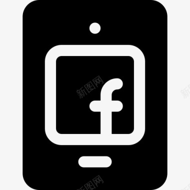 Facebook呆在家里7已填充图标