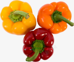 甜柿图辣椒甜柿椒丨蔬菜瓜果面包肉类中西餐持续更新本套大高清图片