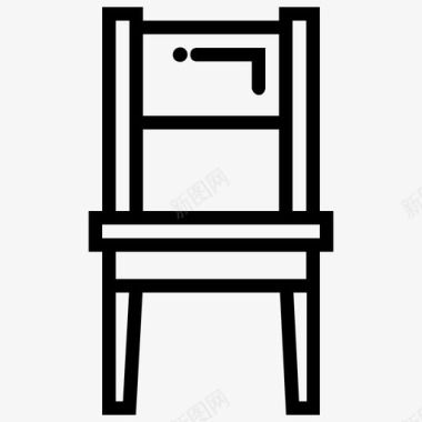 椅子固定装置家具图标