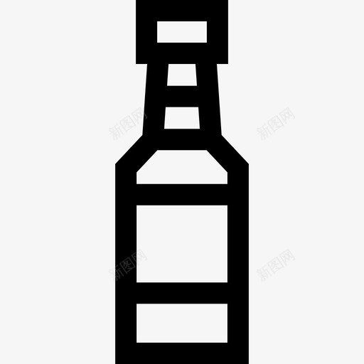 啤酒瓶90号酒吧直线型svg_新图网 https://ixintu.com 啤酒瓶 90号 酒吧 直线 线型