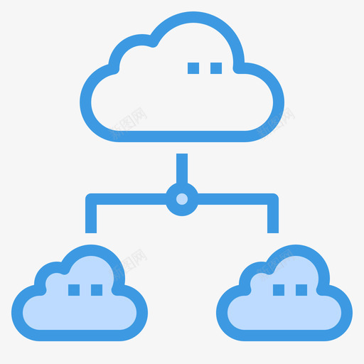 云网络技术27蓝色svg_新图网 https://ixintu.com 网络技术 蓝色