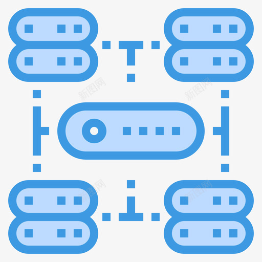 服务器网络技术27蓝色svg_新图网 https://ixintu.com 服务器 网络技术 蓝色