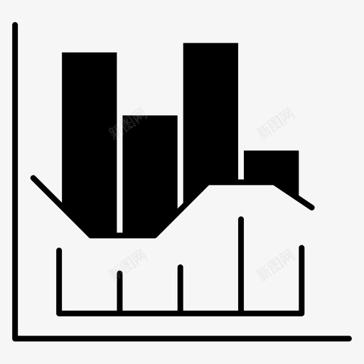 图形条形图生长svg_新图网 https://ixintu.com 图形 条形图 生长 字形 实心