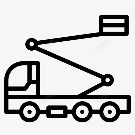 爬梯车起重机重型机械svg_新图网 https://ixintu.com 重型 机械 爬梯车 起重机 车辆 概述