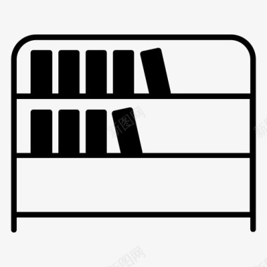 书柜书籍书架图标