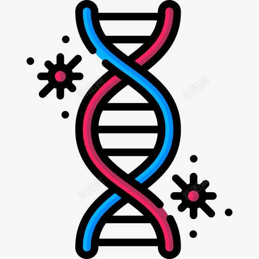 胶卷冠状病毒14线状颜色svg_新图网 https://ixintu.com 胶卷 冠状 病毒 线状 颜色