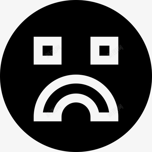 Sad评级验证4已填充svg_新图网 https://ixintu.com Sad 评级 验证 填充