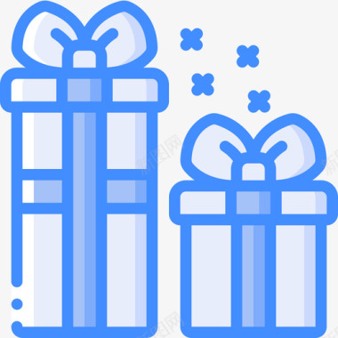 礼物礼物22蓝色图标