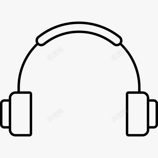 耳机音频媒体svg_新图网 https://ixintu.com 耳机 音频 媒体 音乐 技术 音视频 详细