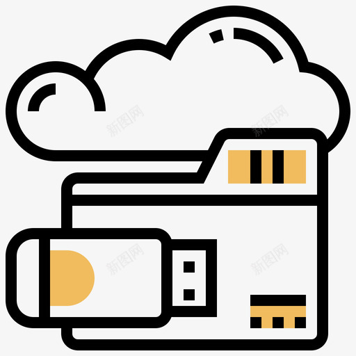 备份文件cloudtechnology3黄色阴影svg_新图网 https://ixintu.com 备份 文件 cloudtechnology 黄色 阴影