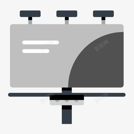 广告牌svg_新图网 https://ixintu.com 广告牌 简约 多色