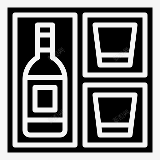酒盒酒13装svg_新图网 https://ixintu.com 酒盒