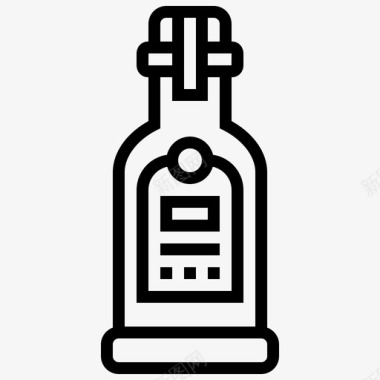 伏特加酒精瓶装图标