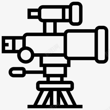 望远镜科学144直线图标