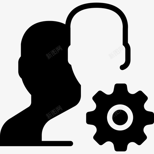 用户设置化身齿轮svg_新图网 https://ixintu.com 用户 设置 化身 齿轮 配置