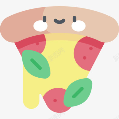 披萨意大利29扁平图标
