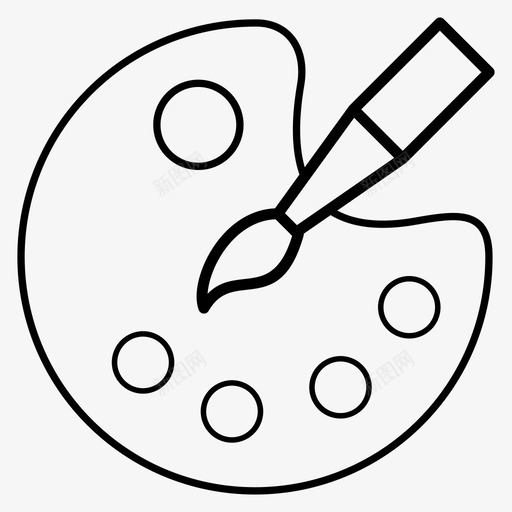 画板艺术画笔svg_新图网 https://ixintu.com 画板 艺术 画笔 绘画 设计 设计图 图标