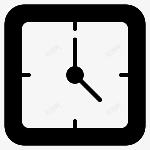 挂钟闹钟时间表svg_新图网 https://ixintu.com 挂钟 闹钟 时间表 时间 计时器