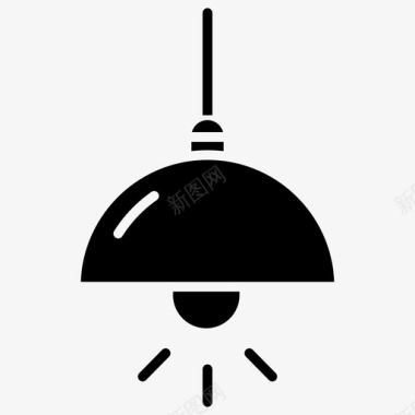 灯食物厨房图标