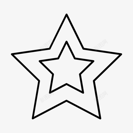 星星徽章盾牌svg_新图网 https://ixintu.com 徽章 星星 盾牌 符号 样式 图标