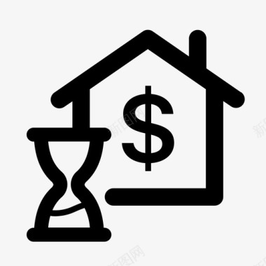 住房贷款金融科技房屋图标