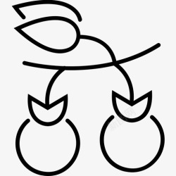 衔浆果的鸟鸟樱桃浆果维生素高清图片