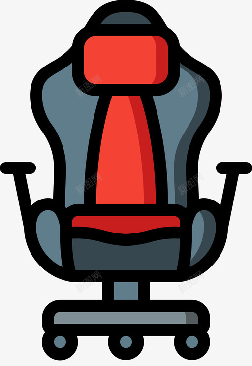 椅子竞技游戏1线性颜色svg_新图网 https://ixintu.com 椅子 竞技游戏 线性 颜色