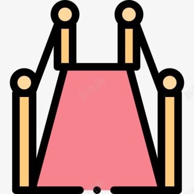 红地毯名气41直线色图标