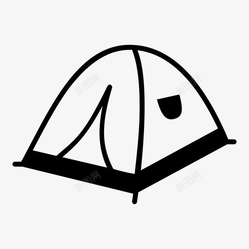 帐篷编织物露营车svg_新图网 https://ixintu.com 露营 帐篷 编织物 庇护所 睡眠
