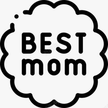 最佳妈妈母亲节33直系图标
