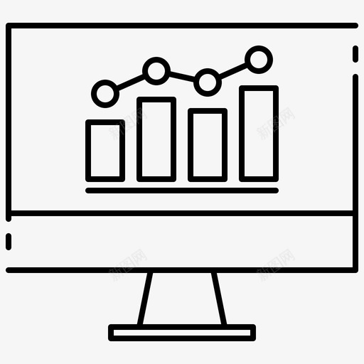 数据分析图表信息svg_新图网 https://ixintu.com 图表 数据分析 信息 tanahcon 业务 黑白