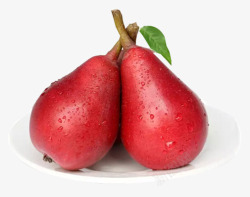 红皮梨梨水果图片素材