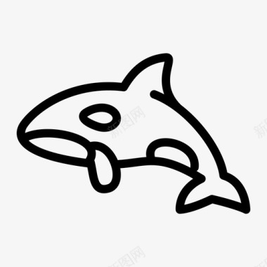 虎鲸生物鱼图标