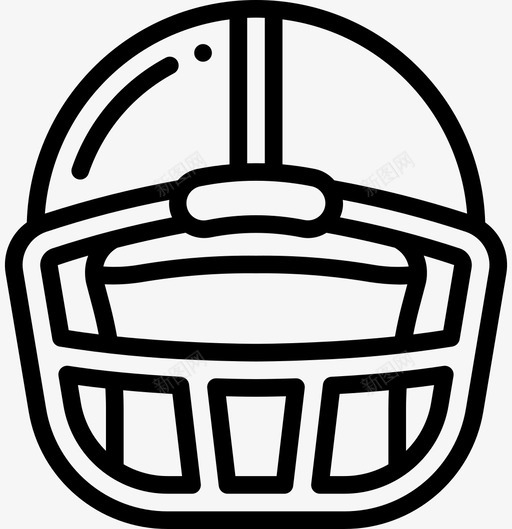 头盔美式足球67直线型svg_新图网 https://ixintu.com 头盔 美式 足球 直线 线型