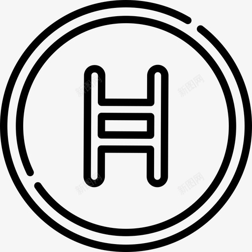 HederaHashgraph加密货币105线性svg_新图网 https://ixintu.com Hedera Hashgraph 加密 货币 线性